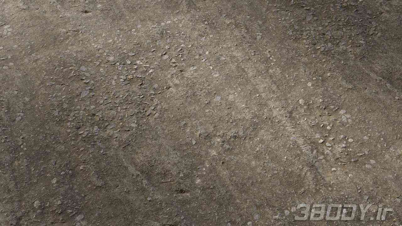 متریال بتن آسیب دیده Damaged concrete عکس 1